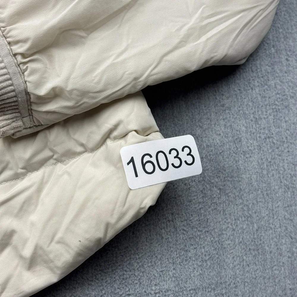 Lululemon Jacket Womens 4 Beige Down For It All Puffer Hooded Goose Down Coat